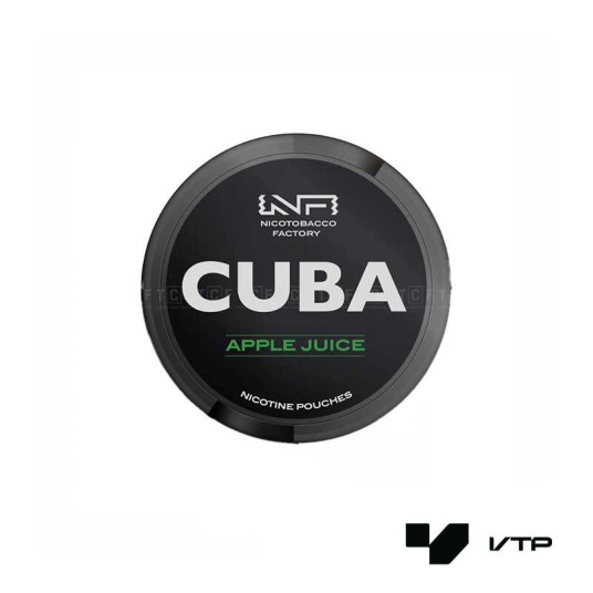 **Woreczki nikotynowe CUBA Black - Apple Juice 20m -zdjęcie numer 1
