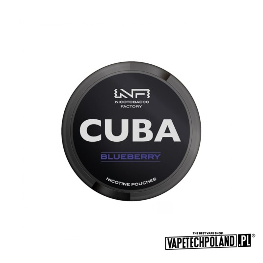 Woreczki nikotynowe - CUBA Black Blueberry 66mg -zdjęcie numer 1