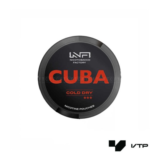 **Woreczki nikotynowe CUBA Black - Cold Dry 20mg/g -zdjęcie numer 1