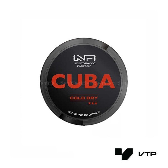 **Woreczki nikotynowe CUBA Black - Cold Dry 20mg/g -zdjęcie numer 1
