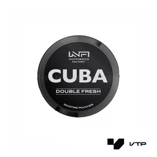 **Woreczki nikotynowe CUBA Black - Double Fresh 20 -zdjęcie numer 1