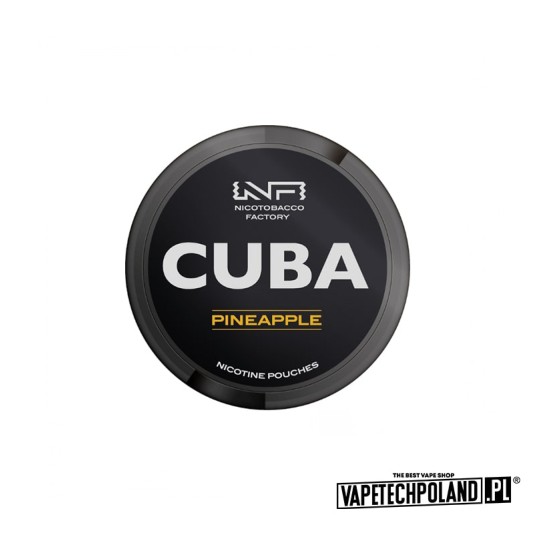 Woreczki nikotynowe - CUBA Black Pineapple 66mg -zdjęcie numer 1