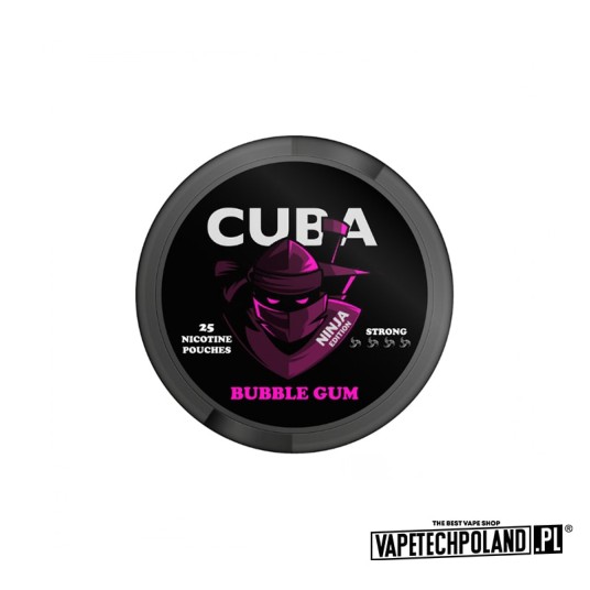 Woreczki nikotynowe - CUBA Ninja Bubble Gum 30mg -zdjęcie numer 1