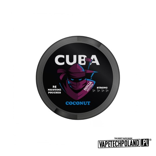Woreczki nikotynowe - CUBA Ninja Coconut 30mg -zdjęcie numer 1
