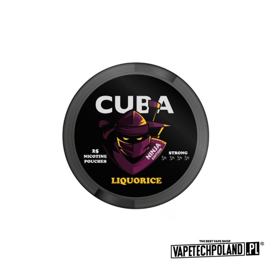 Woreczki nikotynowe - CUBA Ninja Liquorice 30mg -zdjęcie numer 1
