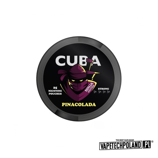 Woreczki nikotynowe - CUBA Ninja Pinacolada 30mg -zdjęcie numer 1