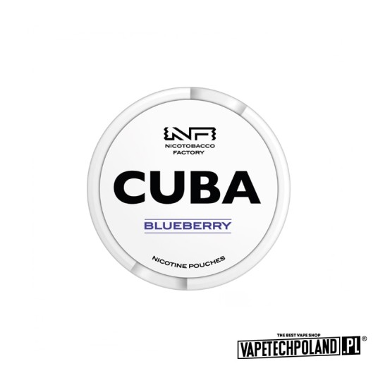Woreczki nikotynowe - CUBA White Blueberry 25mg -zdjęcie numer 1