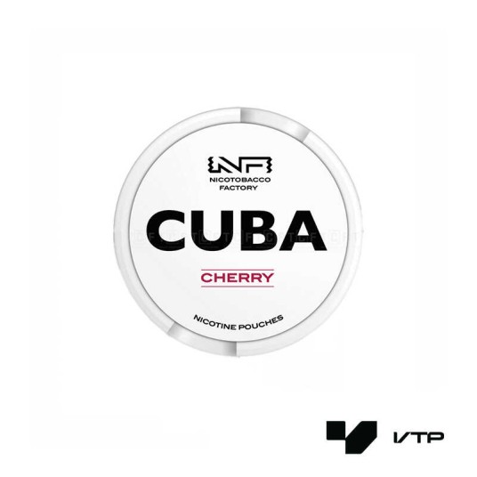 **Woreczki nikotynowe CUBA White - Cherry 16mg/g -zdjęcie numer 1