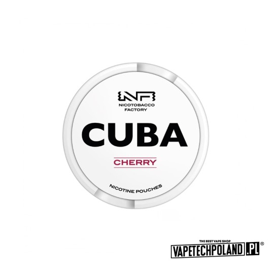 Woreczki nikotynowe - CUBA White Cherry 25mg -zdjęcie numer 1