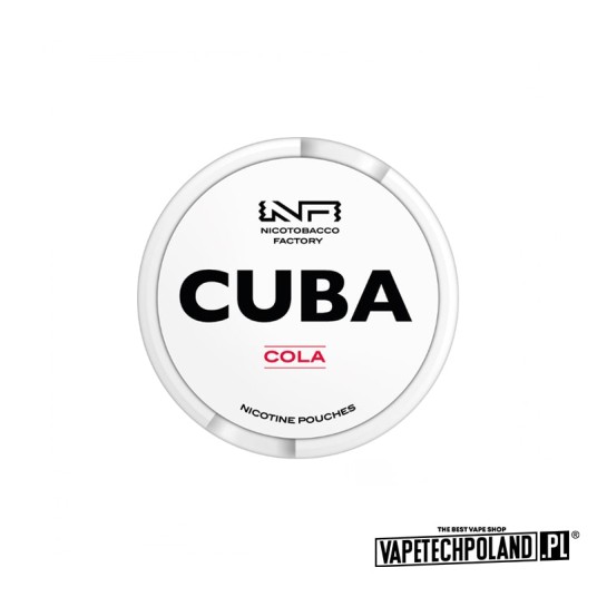 Woreczki nikotynowe - CUBA White Cola 25mg -zdjęcie numer 1