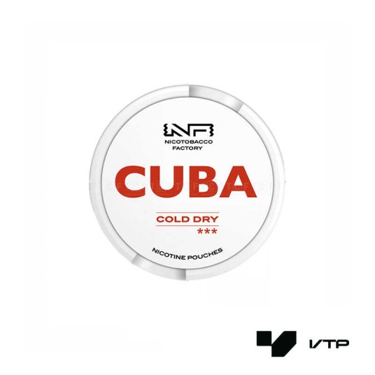**Woreczki nikotynowe CUBA White - Cold Dry 16mg/g -zdjęcie numer 1