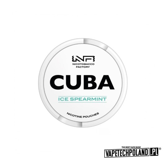 Woreczki nikotynowe - CUBA White Ice Spearmint25mg -zdjęcie numer 1