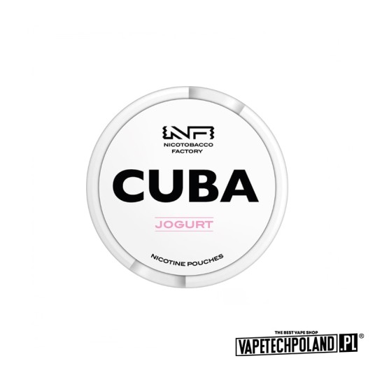 Woreczki nikotynowe - CUBA White Jogurt 25mg -zdjęcie numer 1