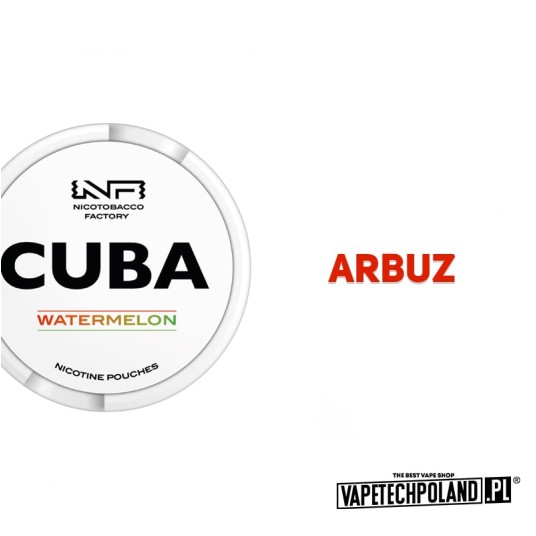 Woreczki nikotynowe - CUBA White Watermelon 25mg -zdjęcie numer 2