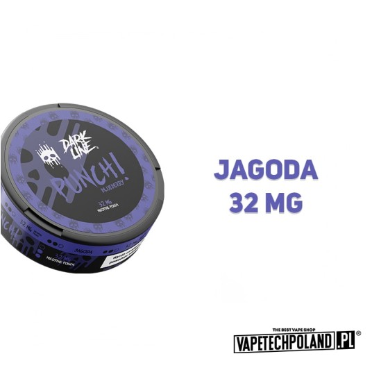 Woreczki nikotynowe Dark Line - Blueberry 32mg -zdjęcie numer 2