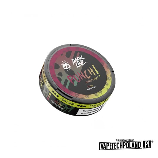 Woreczki nikotynowe Dark Line - Cherry Mint 50mg -zdjęcie numer 1