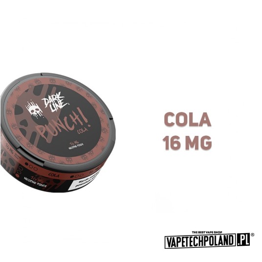 Woreczki nikotynowe Dark Line - Cola 16mg -zdjęcie numer 2