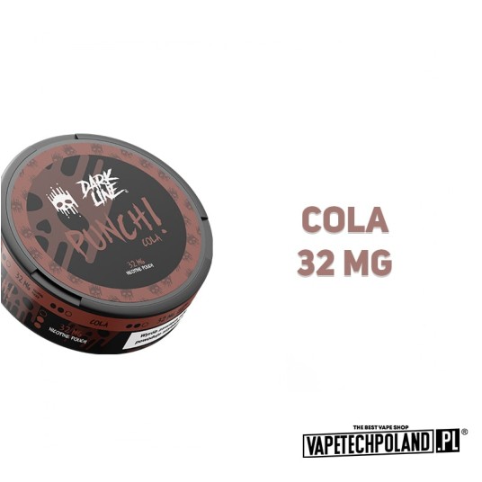Woreczki nikotynowe Dark Line - Cola 32mg -zdjęcie numer 2