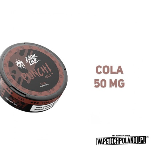 Woreczki nikotynowe Dark Line - Cola 50mg -zdjęcie numer 2