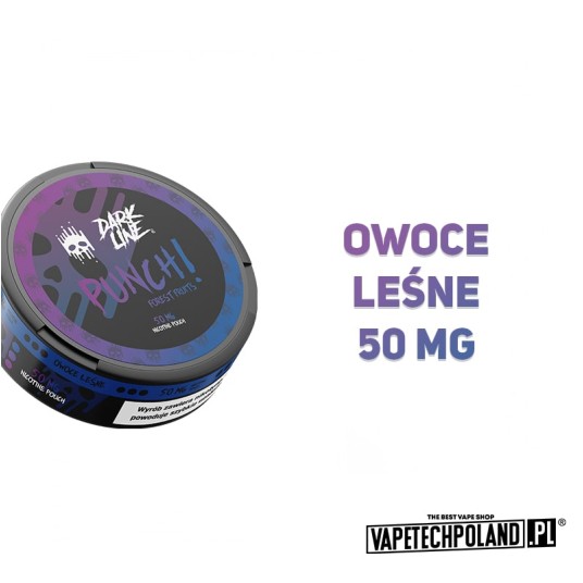 Woreczki nikotynowe Dark Line - Forest Fruits 50mg -zdjęcie numer 2