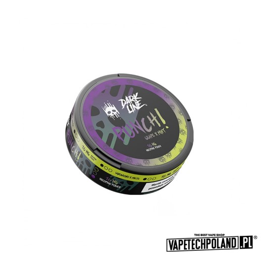 Woreczki nikotynowe Dark Line - Grape Mint 16mg -zdjęcie numer 1