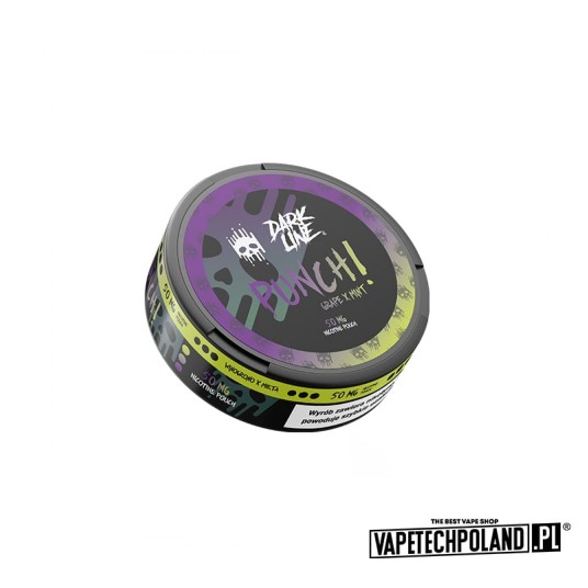 Woreczki nikotynowe Dark Line - Grape Mint 50mg -zdjęcie numer 1