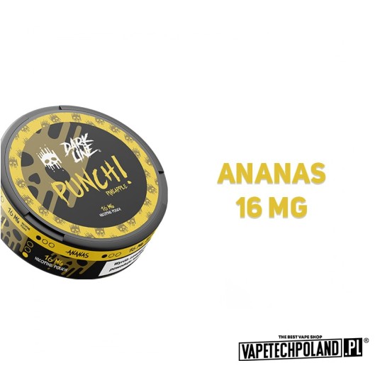 Woreczki nikotynowe Dark Line - Pineapple 16mg -zdjęcie numer 2