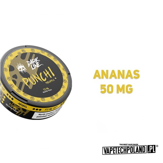 Woreczki nikotynowe Dark Line - Pineapple 50mg -zdjęcie numer 2