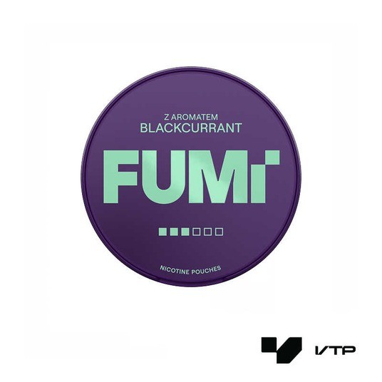**Woreczki nikotynowe FUMI - BLACKCURRANT STRONG 8MG -zdjęcie numer 1