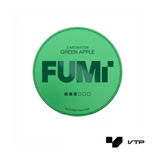 **Woreczki nikotynowe FUMI - GREEN APPLE STRONG 8MG -zdjęcie numer 1