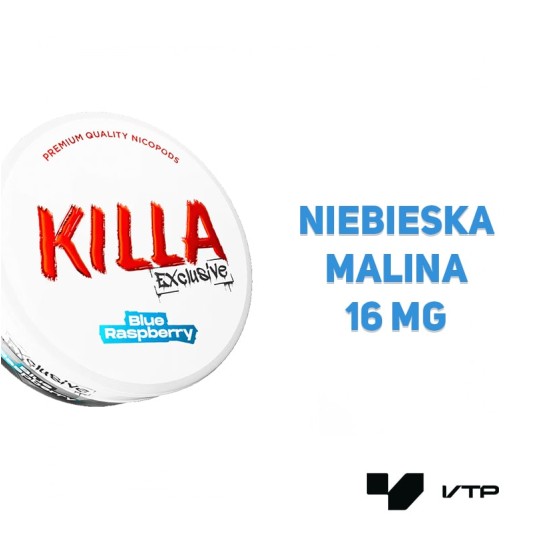Woreczki nikotynowe - KILLA Blue Raspberry 16MG -zdjęcie numer 2