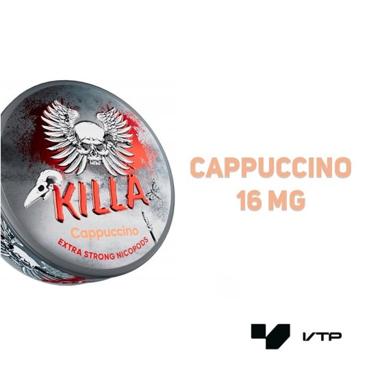Woreczki nikotynowe - KILLA Cappuccino 16MG -zdjęcie numer 2
