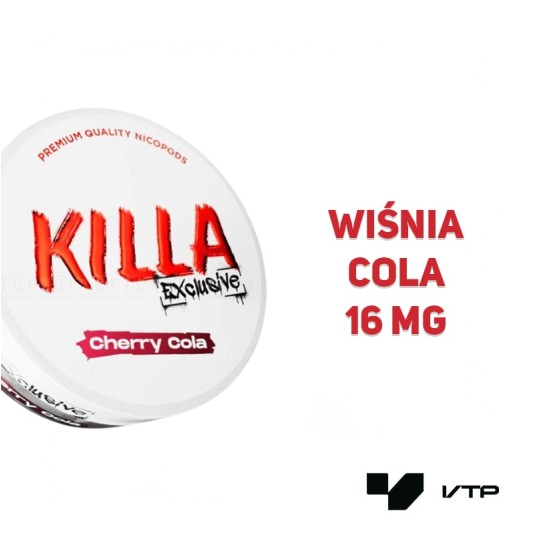 Woreczki nikotynowe - KILLA Cherry Cola 16MG -zdjęcie numer 2