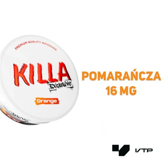 Woreczki nikotynowe - KILLA Orange 16MG -zdjęcie numer 2