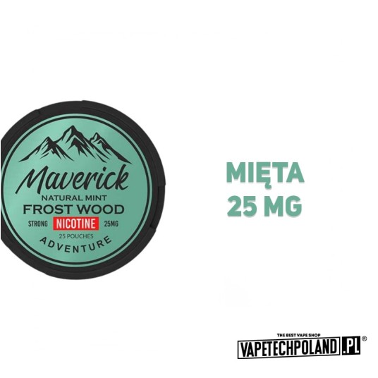 Woreczki Nikotynowe Maverick - Frost Wood 25MG -zdjęcie numer 2