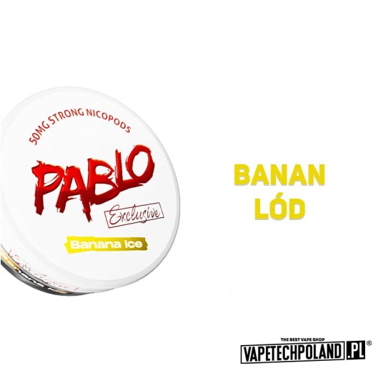 Woreczki nikotynowe - PABLO Exclusive Banana Ic 50 -zdjęcie numer 2