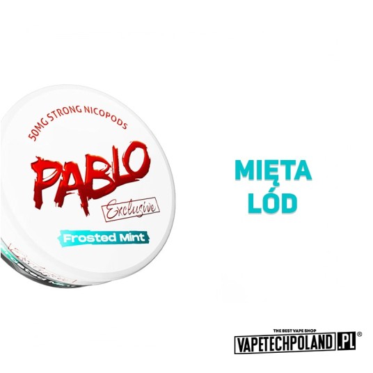 Woreczki nikotynowe - PABLO Exclusive Frosted Mint -zdjęcie numer 2