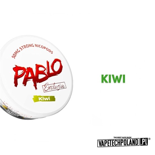 Woreczki nikotynowe - PABLO Exclusive Kiwi 50mg -zdjęcie numer 2
