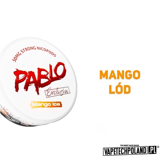 Woreczki nikotynowe - PABLO Exclusive Mango Ice 50 -zdjęcie numer 2