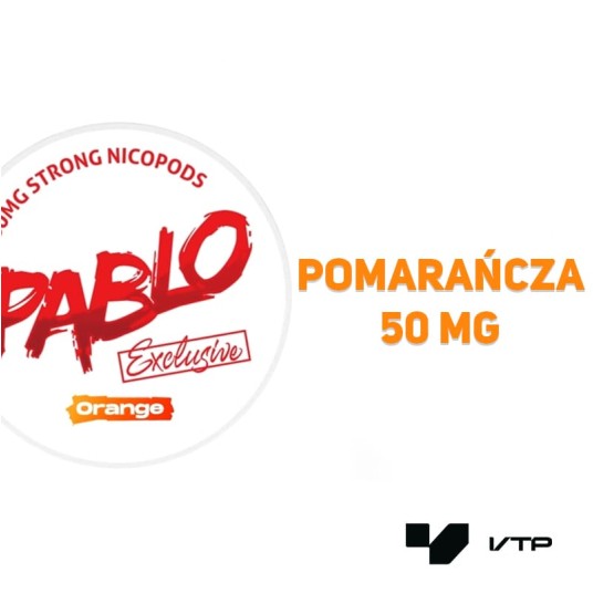 Woreczki nikotynowe - PABLO Exclusive Orange -zdjęcie numer 2