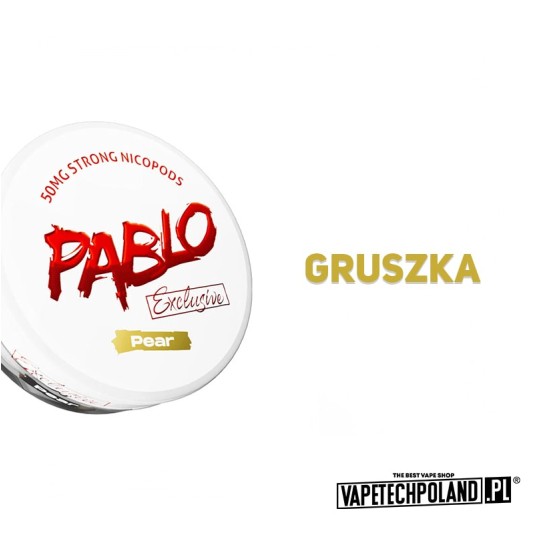 Woreczki nikotynowe - PABLO Exclusive Pear 50mg -zdjęcie numer 2