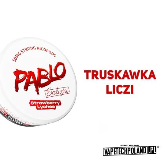 Woreczki nikotynowe - PABLO Exclusive Straw Lyche -zdjęcie numer 2