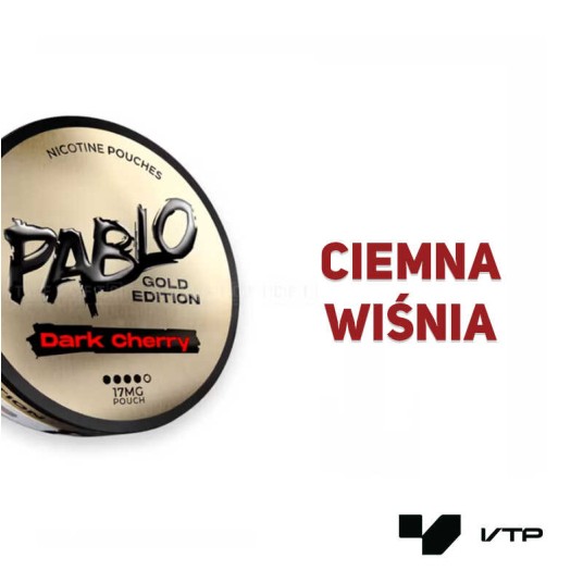 Woreczki nikotynowe - PABLO GOLD Dark Cherry 24MG -zdjęcie numer 2