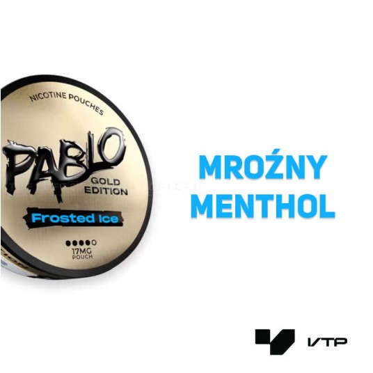 *Woreczki nikotynowe - PABLO GOLD Frosted Ice 24MG -zdjęcie numer 2
