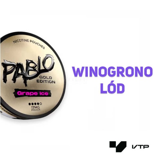*Woreczki nikotynowe - PABLO GOLD Grape Ice 24MG -zdjęcie numer 2