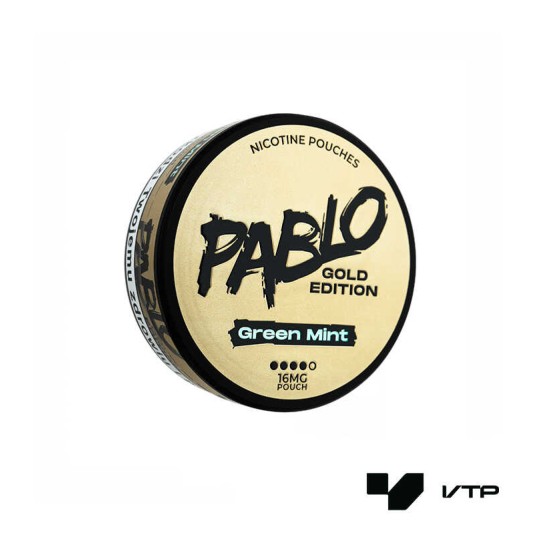 **Woreczki nikotynowe - PABLO GOLD Green Mint -zdjęcie numer 1
