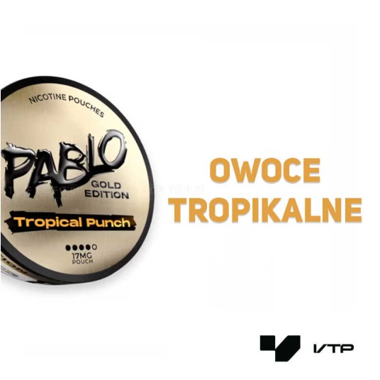 **Woreczki nikotynowe - PABLO GOLD Trop Punch 16MG -zdjęcie numer 2
