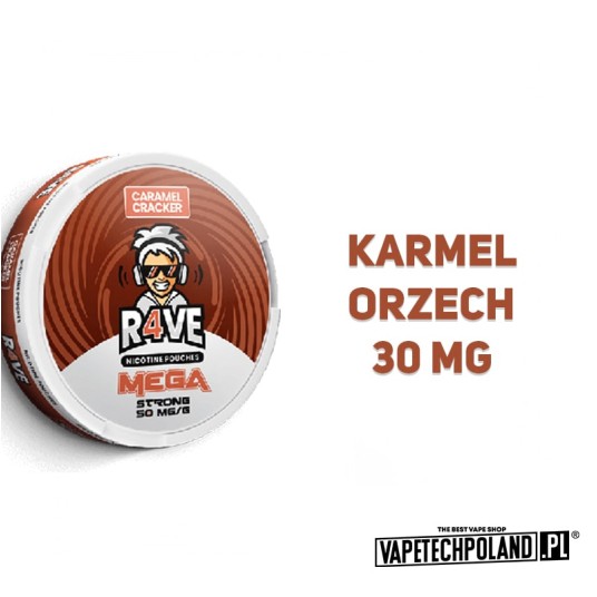 Woreczki Nikotynowe R4VE - Caramel Cracker 30MG -zdjęcie numer 2