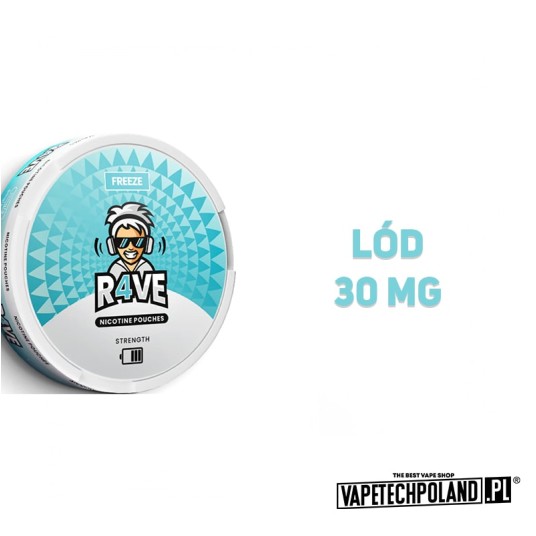 Woreczki Nikotynowe R4VE - Freeze 30MG -zdjęcie numer 2