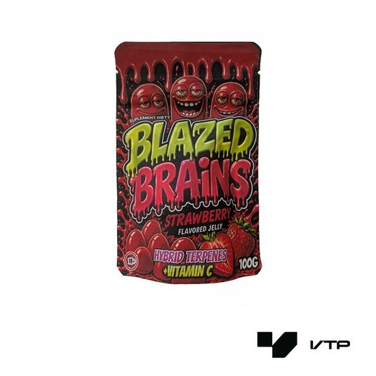 *Żelki BLAZED BRAINS - Strawberry -zdjęcie numer 1